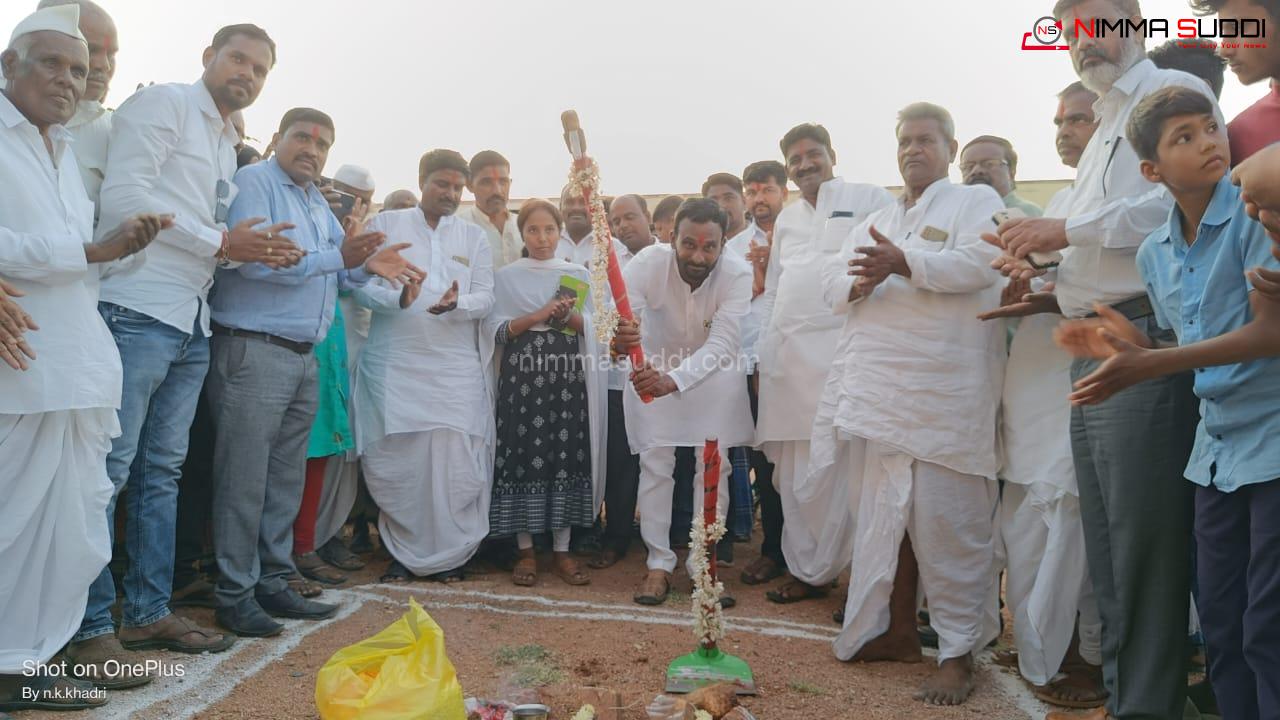 ವಿವೇಕ ಶಾಲಾ ಕೊಠಡಿಗೆ ಭೂಮಿ ಪೂಜೆ