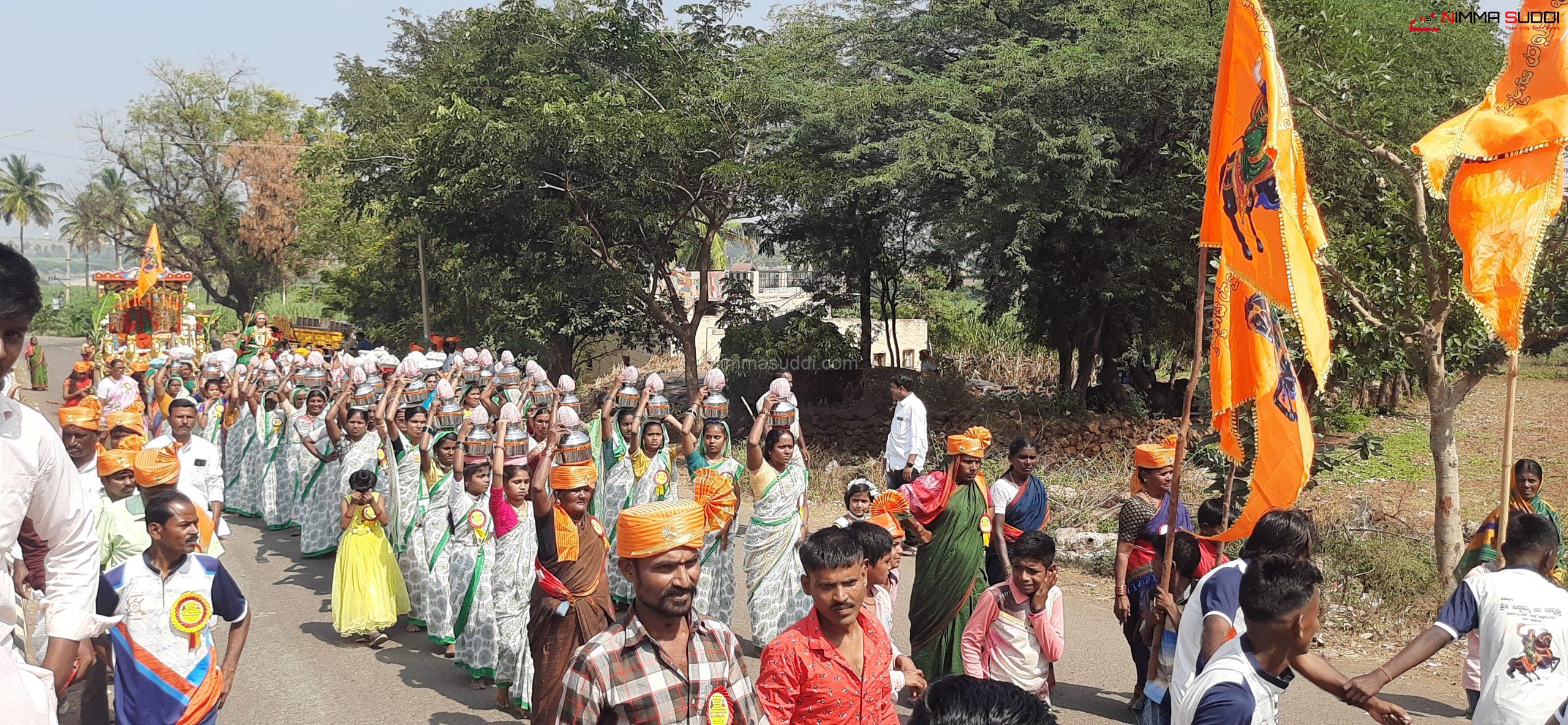 ಅದ್ದೂರಿ ಚನ್ನಮ್ಮ ಭಾವಚಿತ್ರ ಮೆರಗಣಿಗೆ